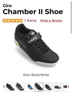 Giro Chamber 2 Gwin black and white